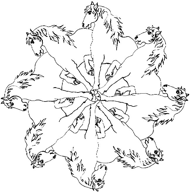 Plansa de colorat cu Amestecate 15 57